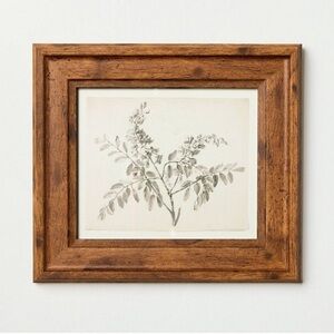 New! 8"x9" Sketched Branches Wall Art Framed - Hearth & Hand™ with Magnolia